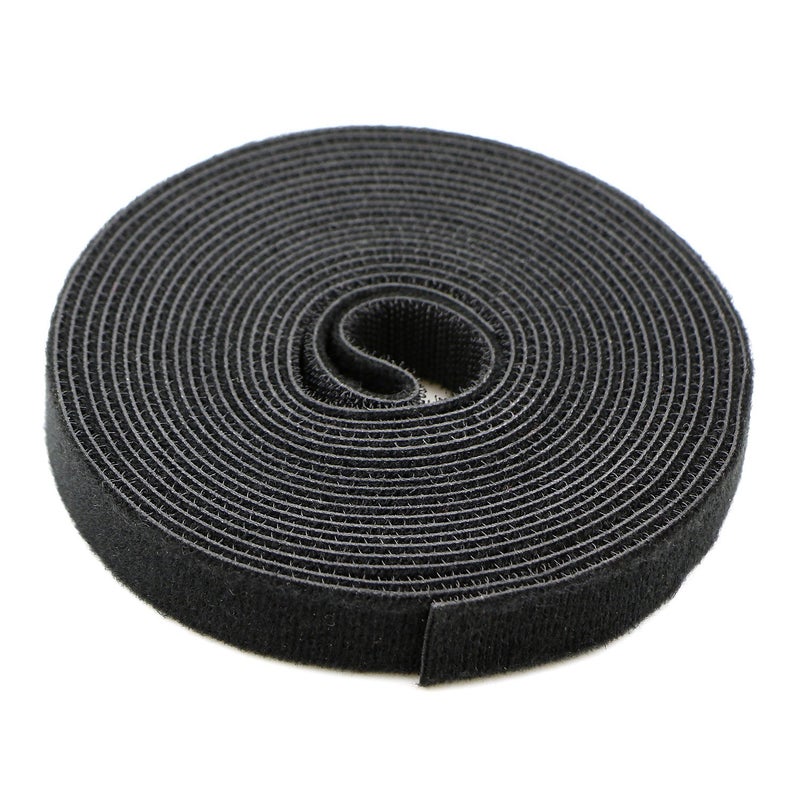 Pasow Fastening Tape Cable Tie Double Side Nylon Power Wire Management 3/4Inch 1 Roll Hook (5 Yards, Style 1) - Image 1